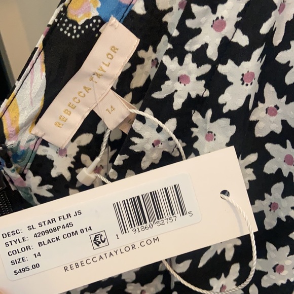 Rebecca Taylor Star Fleur Jumpsuit size 14 XL - Picture 12 of 14